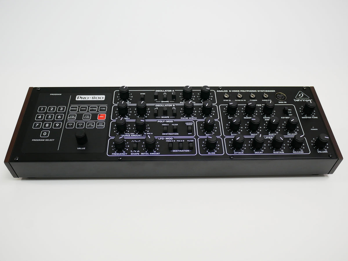 Behringer Pro-800 アナログシンセサイザー Behringer PRO-800発売！ユーロラックフォーマットのアナログ8