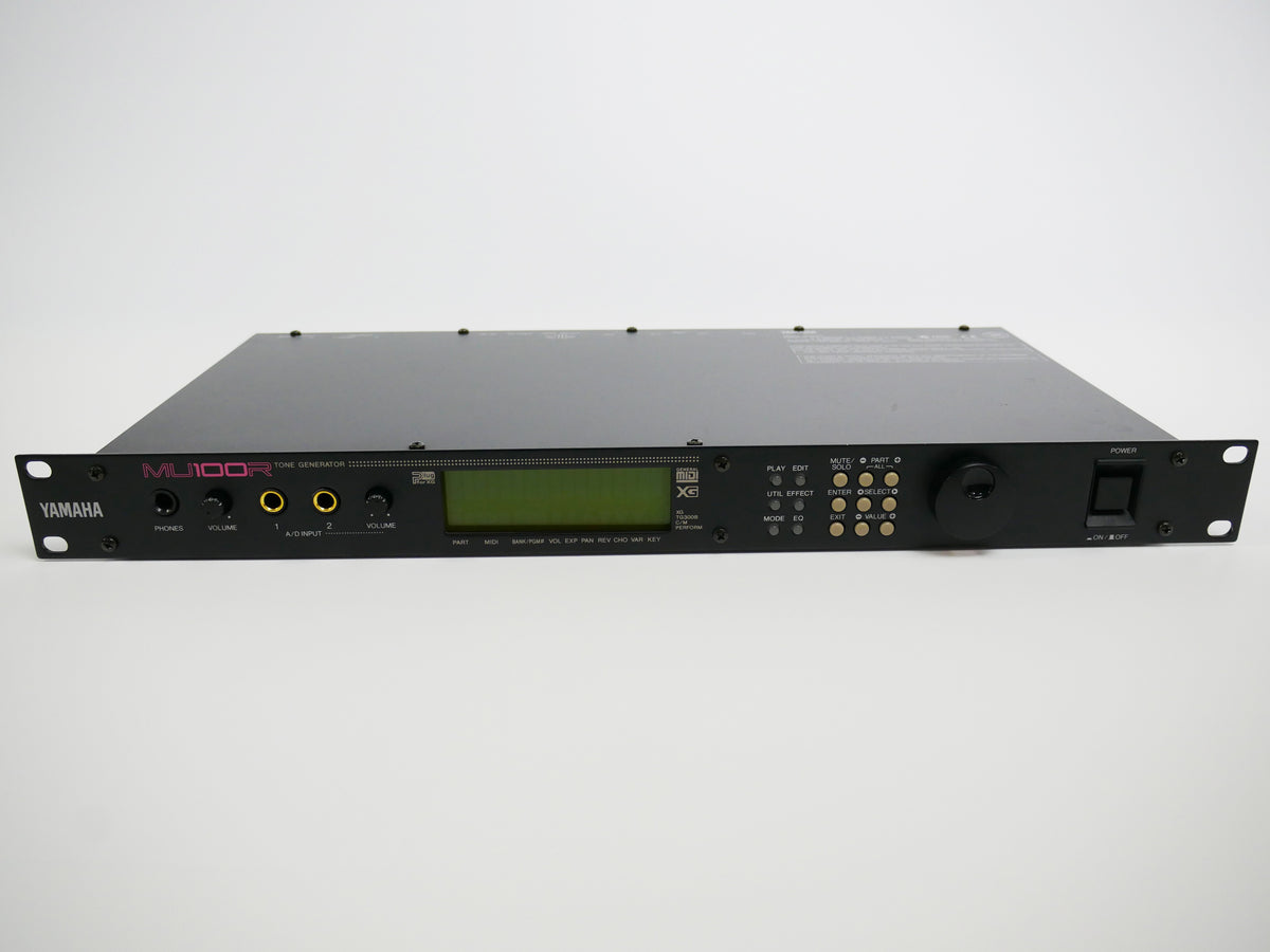 Yamaha MU100R MIDI音源モジュール Yamaha MU100 Tone Generator Sound Module Synthesizer used