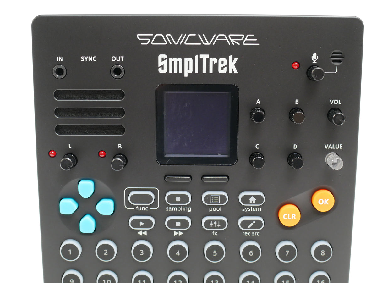 SONICWARE SmplTrek(サンプルトレック）サンプラー SmplTrek – SONICWARE 日本公式
