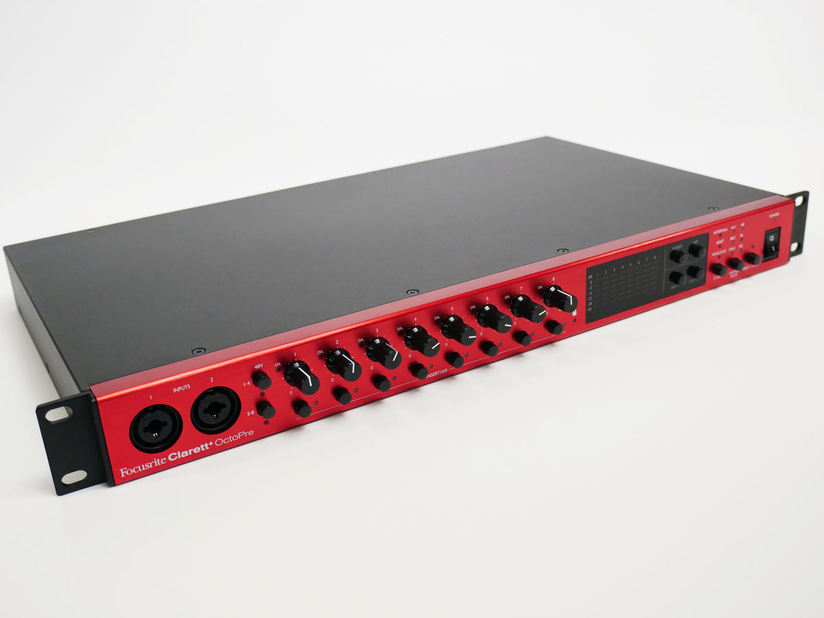 配信機器・PA機器・レコーディング機器 FOCUSRITE Clarett+ OctoPre FOCUSRITE ( フォーカスライト ) Clarett+ OctoPre 送料無料