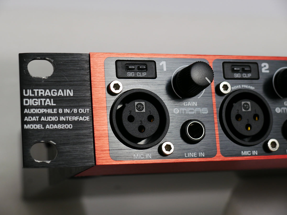 え*か様 BEHRINGER ( ベリンガー ) ADA8200　美品 BEHRINGER（ベリンガー）ADATオーディオインターフェース