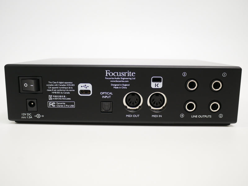 Focusrite Clarett 2Pre USB (中古)