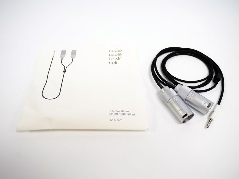 Teenage Engineering textile cable 3.5 mm to 2x xlr plug (中古)