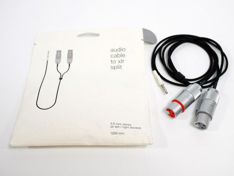 Teenage Engineering textile cable 3.5 mm to 2x xlr socket (中古)