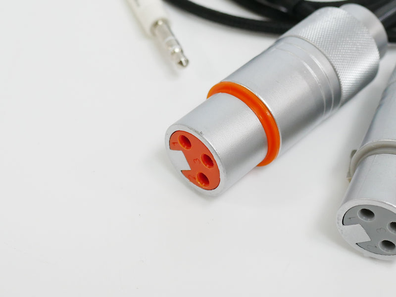 Teenage Engineering textile cable 3.5 mm to 2x xlr socket (中古)