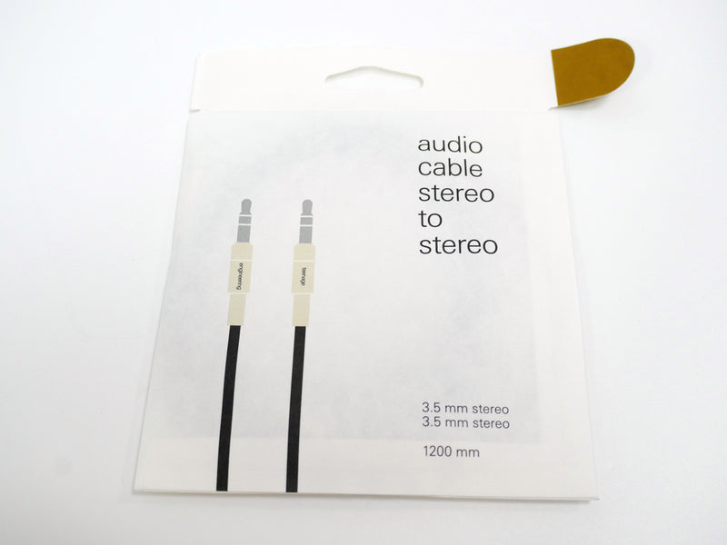 Teenage Engineering textile cable 3.5 mm to 2x xlr socket (未開封中古)