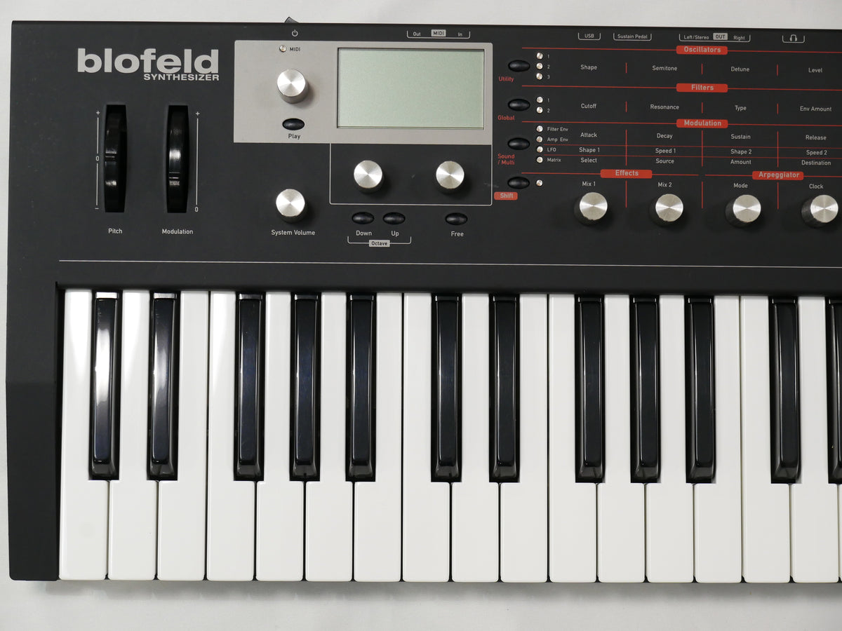 Waldorf blofeld keyboard (中古)