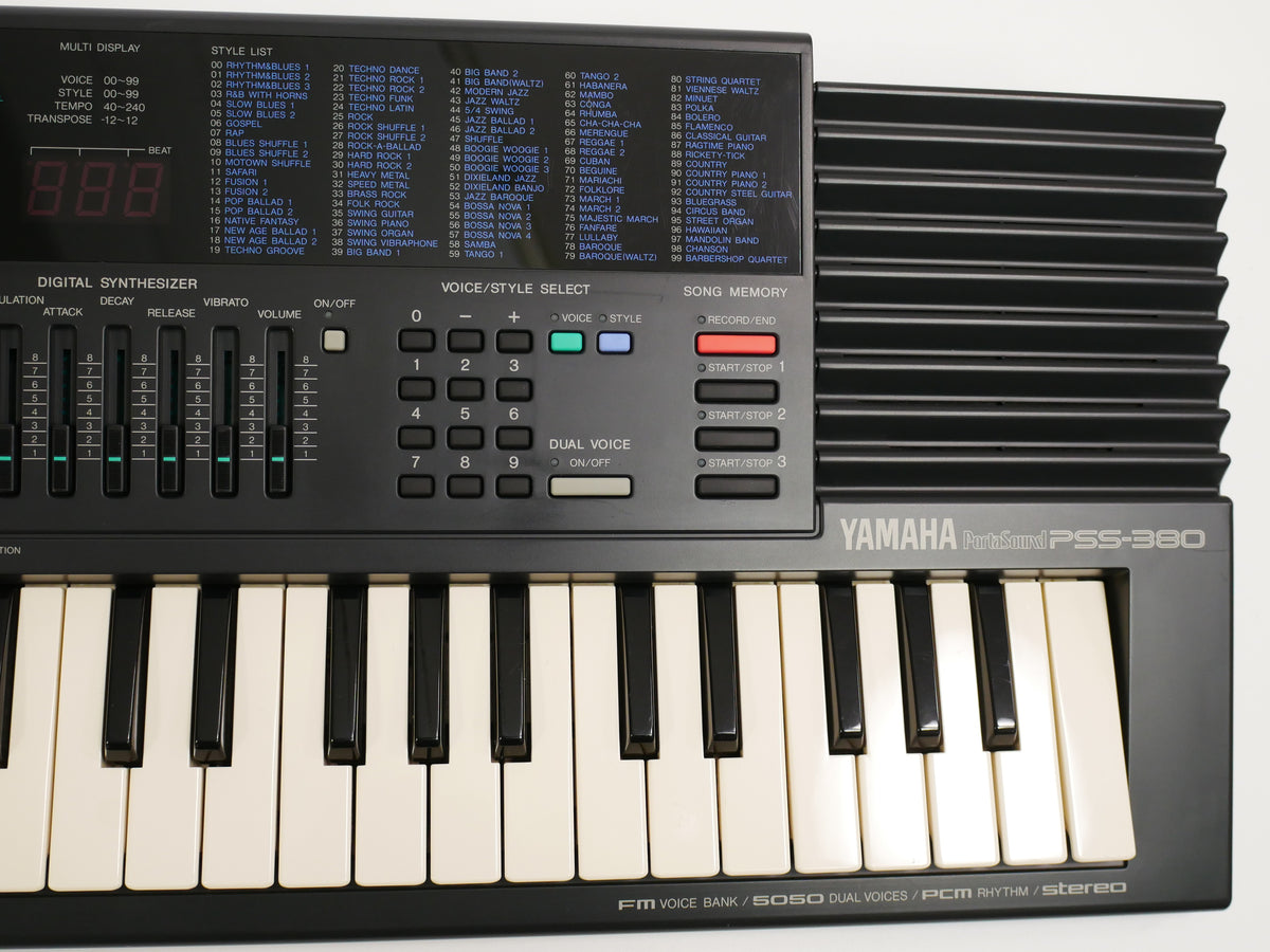 YAMAHA PSS-380 + AC Adapter (中古)