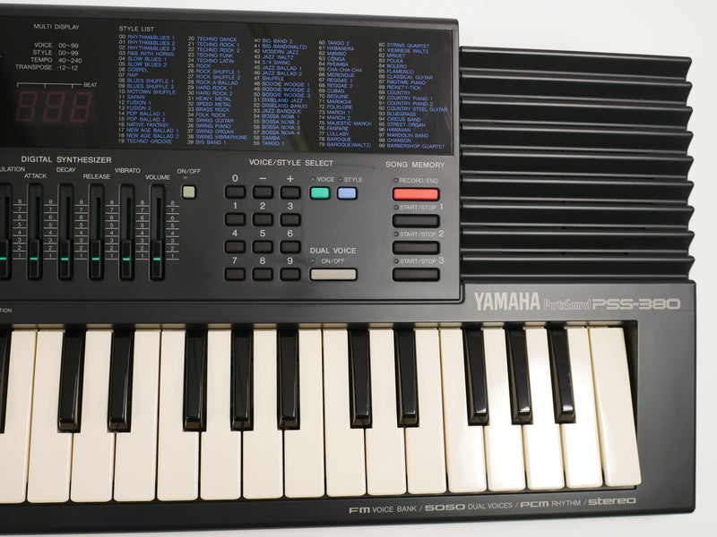 YAMAHA PSS-380 + AC Adapter (中古)