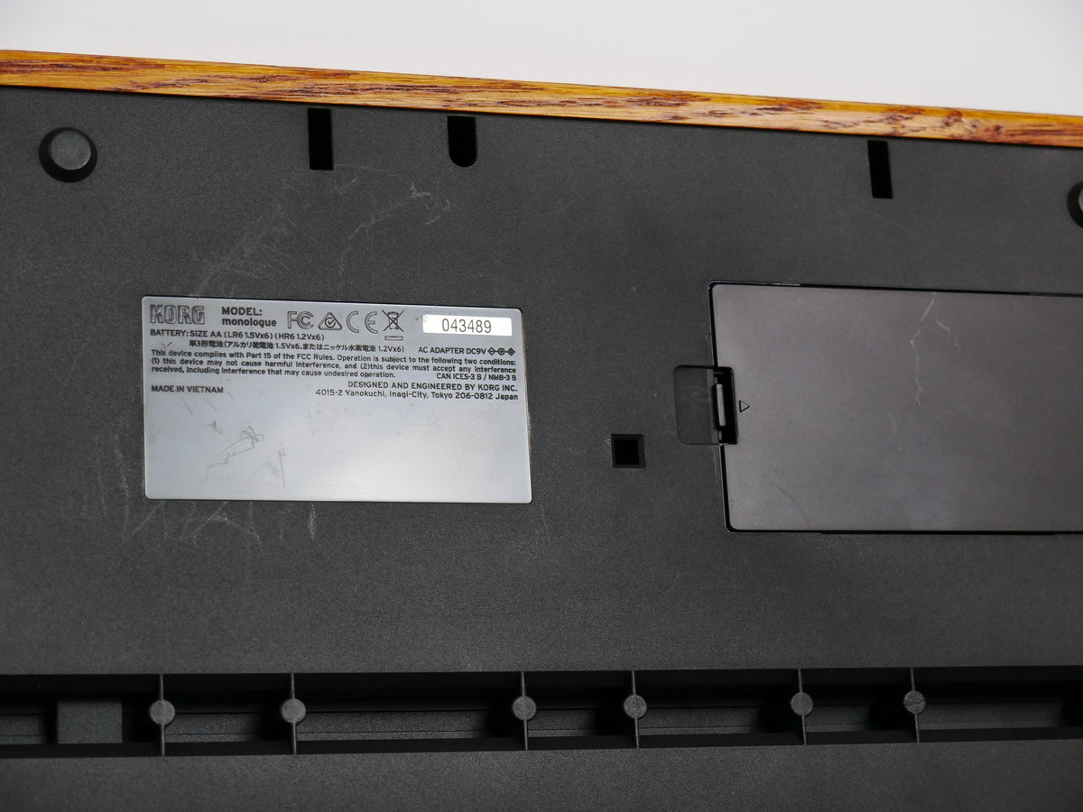 KORG monologue + AC Adapter (中古)