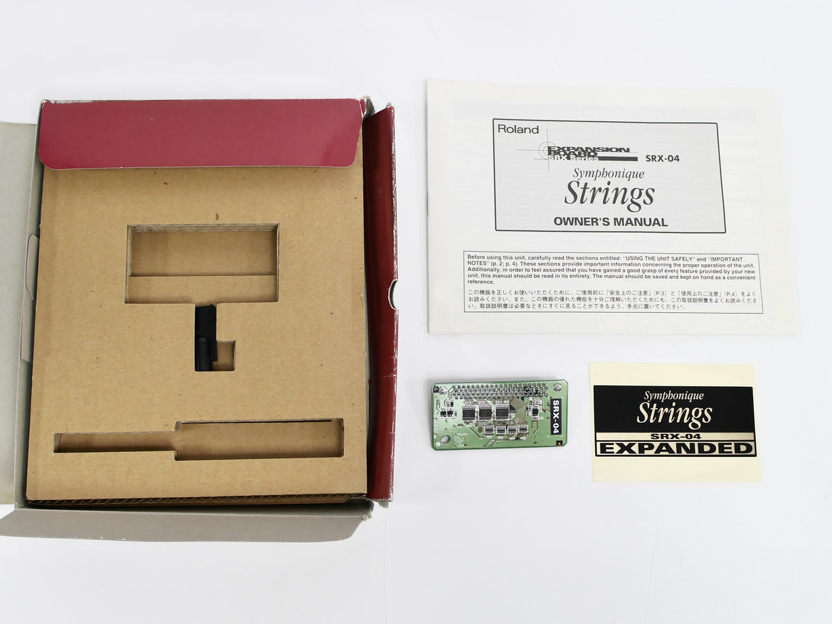 動作品 Roland SRX-04 Symphonique Strings EXPANSION BOARD Fantom XV