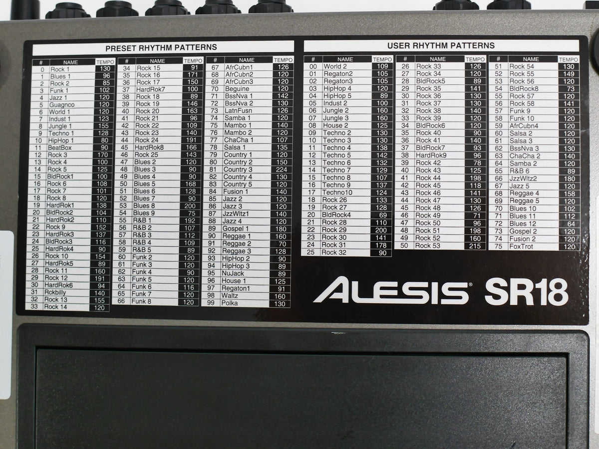 ALESIS SR18 (中古) ALESIS SR18 (中古)