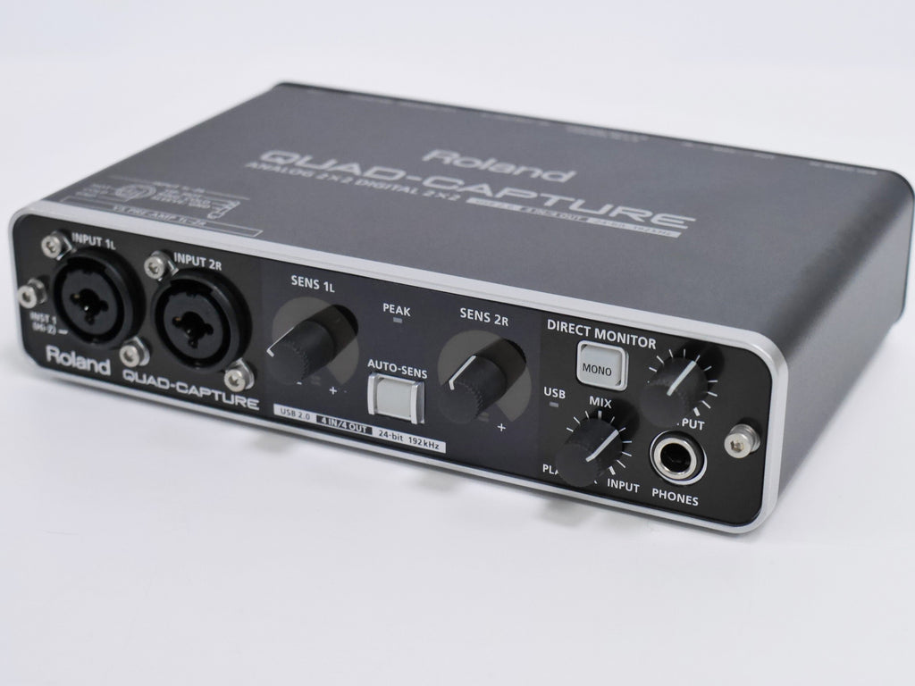 5％OFF】 【Roland】Quad Capture 【中古品】録音 配信などに 