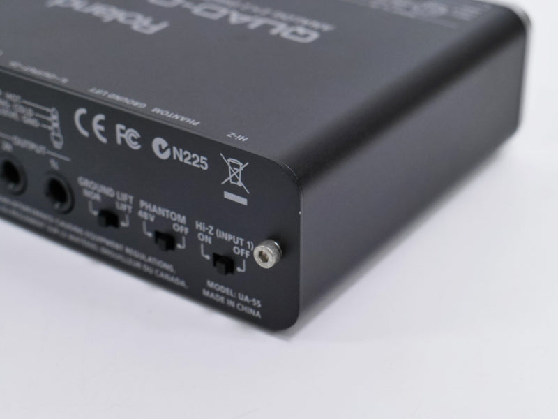 低価好評R03.10.30 未使用長期保管品　Roland　QUADーCAPTURE　4×４　24bit/192khz オーディオインターフェース