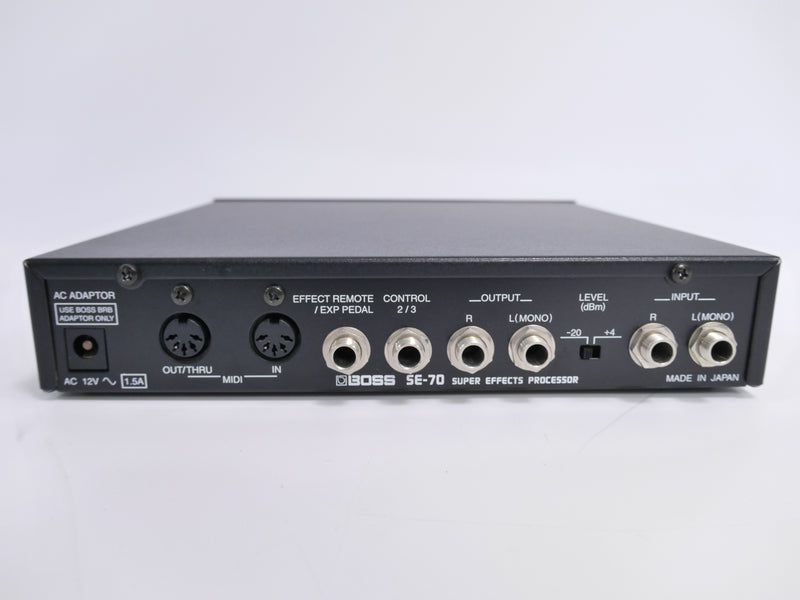 BOSS ボス SE-70 SUPER EFFECTS PROCESSOR マルチエフェクター 動作品-